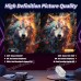 Безжичен Проектор 37 000 Вградени 3D Игри Безжичен Стрийминг до Платформи